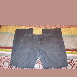 Gap Jean's Dark Stonewash 4R Wide-leg